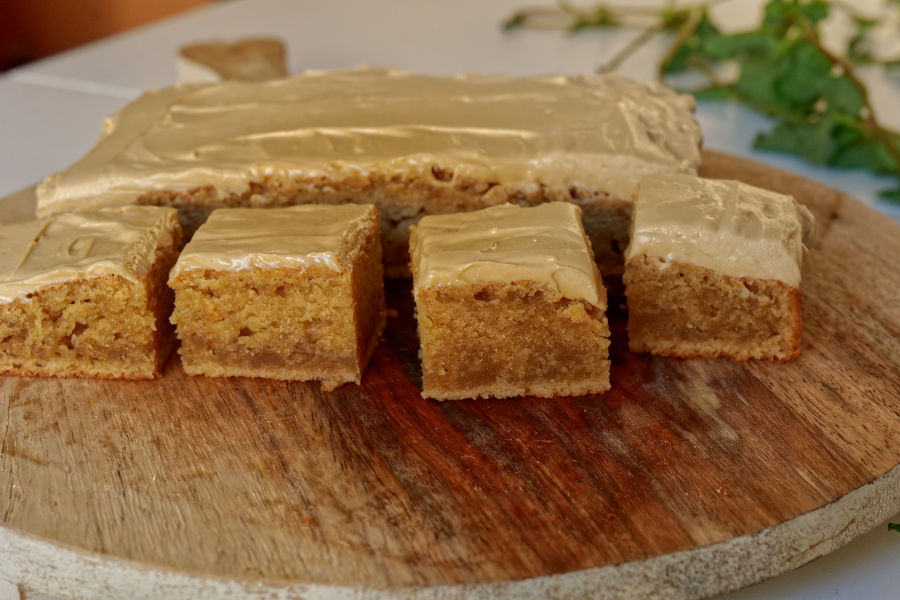 Soft and Creamy Peanut Butter Cake